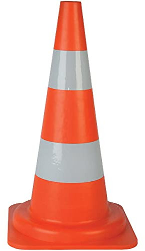 1 PZ Di CONO STRADALE BICOLORE CM.53