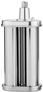 Arebos Zubehör für Küchenmaschinen, elektrische Nudelmaschine mit Spaghetti-Aufsatz aus Edelstahl