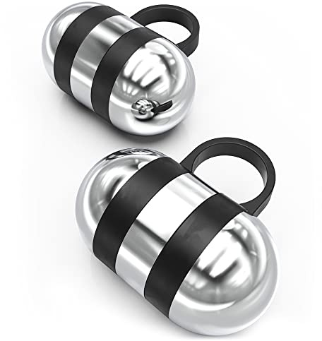 Synergee 2lb Set Cardio Hand Weights. Stainless Steel Hand Weights. Dumbbell Set.