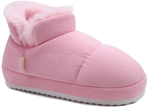 ONCAI Femmes Pantoufles Maison Pantoufles pour Femme Pantoufles Bottes pour Femmes Dames Hiver Flou Chaud Bottillon Intérieur Extérieur Taille 35-42
