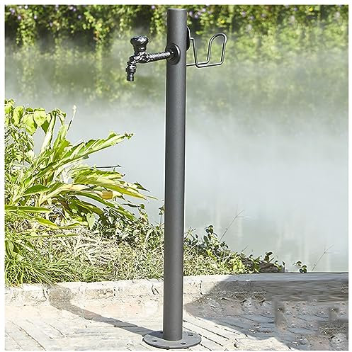 Fontaine de jardin colonne d'eau robinet extérieur avec robinet en laiton pour irrigation/voiture