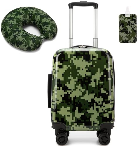 HTgroce Valise Enfant Bagage à Main Enfants 2 Pièces avec 4 Roues à 360°, Valise pour Enfant