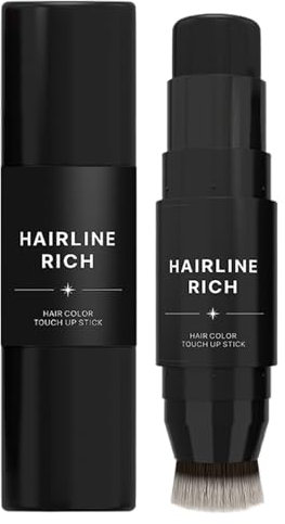 Parola di ritocco per capelli: pettine di correzione del colore della punta, correttore della radice a prova di sudore | Applicatore di occultamento grigio temporaneo per donne Menisti di trucco