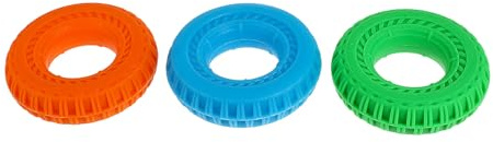 Veemoon Lot de 3 Anneaux de Préhension en Silicone Antidérapants pour Renforcement Main, Rééducation Musculaire et Soulagement Pression, Outils Portables D’entraînement pour Mains