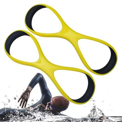 Simfenor vuxen – träning underarm Fulcrum Fin Webbed Handske | Korrigerande simning 8 ord undervisning Freestyle handledsböjningsutrustning för män, barn, kvinnor, ryggslag eller sport fitness