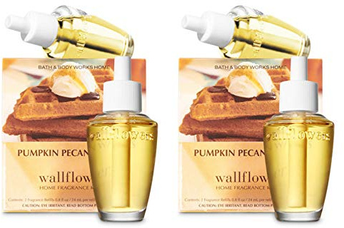Bath and Body Works Pumpkin Pecan Waffles Wallflowers - 2 boxes, 4 bulbs