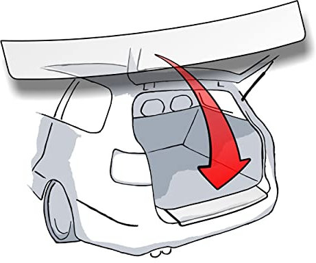 LACKSCHUTZSHOP Ladekantenschutz, Lackschutzfolie, Schutzfolie in transparent passend für BMW X3 III (Typ G01 ab BJ 2017, 3.Generation, auch M-Modelle) - 150µm transparent