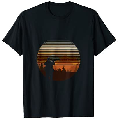 Herren Tontauben schießen für Sportschützen im Schützenverein T-Shirt