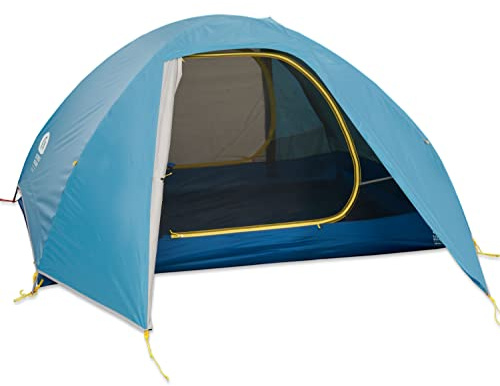 Sierra Designs Full Moon – Lightweight, Backpacking and Camping Tent, Polyester Flysheet - 2 Door 2 Vestibule Design, Included Burrito Bag for Easy Storage (3P)