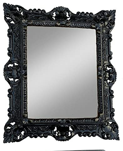 Generisch Bilderrahmen+Glas Antik Gold Rechteckig 45x37 Foto Spiegelrahmen Gemälderahmen Barockrahmen 24 x 30 cm Prunk rahmen 3047G Trans (schwarz)