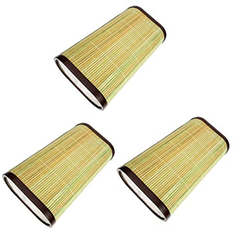 Cabilock Sauna Nackenkissen 3 Stück Fitnessstudio Schlafraum Korrektur cm Spas Für Massage Dampfsauna Schweißbambus Kopfstütze Spannungssaunen Heizung Nackenrolle Holz Nackenrücken Wirbelsäule