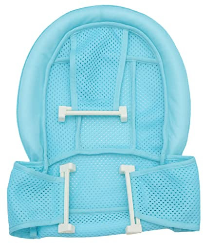Healeved Babywanne Säuglingsbadewanne Babywannen Für Kleinkinder Babybadewanne Mesh-Hosenträger Sitz Badenetz Extra Groß Neugeborenenwiege Blau Babybadewannen