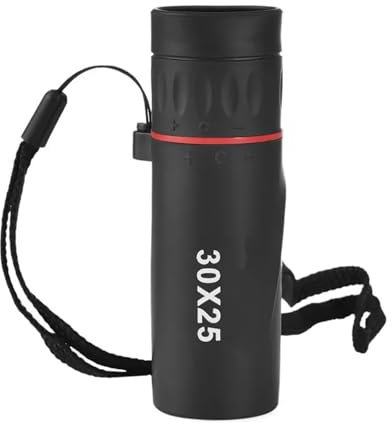 Telescopio portatile, Telescopio monoculare tascabile 30x25HD con zoom, pratico strumento ottico for campeggio, escursionismo, viaggi, caccia, fucile compatto per birdwatching, pesca e attività all'ap