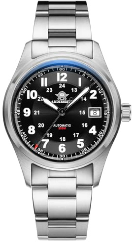 ADDIEDIVE 39 MM Mens Automatic Watches 8215 Movement Waterproof 200M BGW9 Luminous Analog Stainless Steel Field Watch