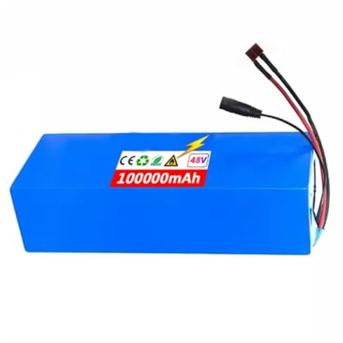 48V Batteria Per Bicicletta Elettrica 100AH Batteria Al Litio Ricaricabile Per E-Bike Con Caricabatterie 13S5P Batterie Al Litio Ricaricabili Per Hoverboard T