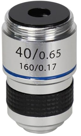 40 x objektivlins som passar för mikroskop - aluminiumlegering, RMS gängkompatibel