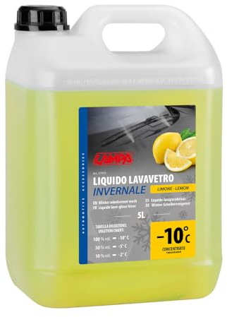 Lampa 37933 Liquido lavavetro invernale profumato (-10°C) - Limone - 5000 ml