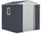 Gardiun Caseta Metálica Darlington 4,07 m² Exterior 191x213x205 cm Acero Galvanizado Gris Antracita
