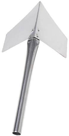 BYUTFA 1 Paleta de Esquina para Exteriores con Mango de Metal de Acero Inoxidable para Paneles de Yeso de 90 Grados