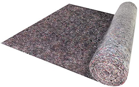 LILIIN 1 telo di copertura in tessuto non tessuto da 50 m, 180 g/m², per carta da parati in tessuto non tessuto, copertura professionale con rivestimento in PE antiscivolo, per feltro da pittura su