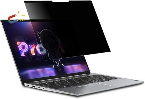 ZoRoll Magnético Filtro de Privacidad para 16 Laptop, Pantalla de Privacidad Filtro | Premium Notebook Filtro de Privacidad |Reversible Anti-Glare de Filter Film para 16 Pulgadas 16:10 (346.5X210mm)