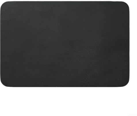 Alfombrilla de baño de Piedra, Absorbente, de Secado rápido, Antideslizante, para baño, 60 x 40 cm, Color Negro