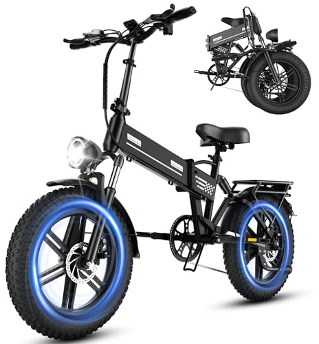 VVéLo éLectrique, Forte Puissance, Double Suspension 50.8cm Gros Pneus, 48V 15AH, Longue Distance 50km Commuter et Hors Route Tout - Terrain Adulte Grand VéLo éLectrique, Charge Maximale 150kg
