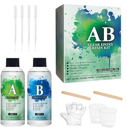 Adhesivo de resina | Fácil de aplicar fuerte adherencia | Reparación de metal adhesivo de dos componentes - Para dormitorio, hotel, restaurante, apartamento, tiendas, alquiler