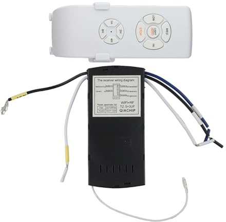 BlissfulAbode för Tuya WiFi smart takfläkt lampa fjärrkontroll kit APP kontroll smart hem justerbar vindhastighet arbete