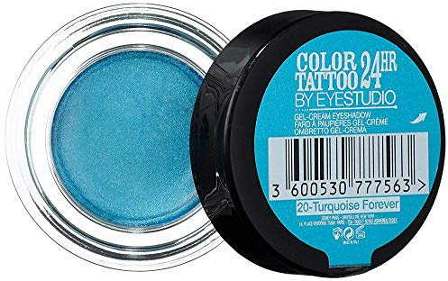 Maybelline Colour Tattoo 24 Hour Eye Shadow, Turquoise Forever Number 20