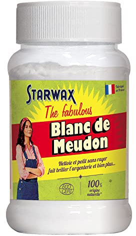 STARWAX FABULOUS Blanc de Meudon, Idéal pour Nettoyer l'Argenterie, Non Concerné, 480g