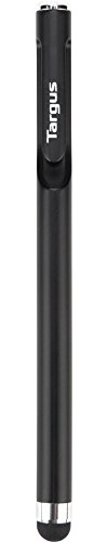 Targus Smooth Gliding Standard Stylus for Tablets, iPad, Smartphones and Touchscreen Devices, Black - Slim Durable Rubber Tip (AMM165US)