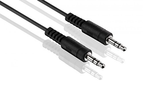 PerfectHD 10m Klinkenkabel 3,5mm | AUX Kabel | Audio Stereo Klinkenkabel mit 3,5mm Klinkenstecker | Verbindungskabel für Kopfhörer Smartphones Tablet Handy PC KFZ HiFi | Schwarz