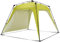 Lumaland Pop Up Gazebo 2.5m x 2.5m with 1 sidewall | Waterproof with UV protection, garden event shelter, festival party tent incl. bag and pegs | Standing height 1.9m, set up in 2 minutes [green]