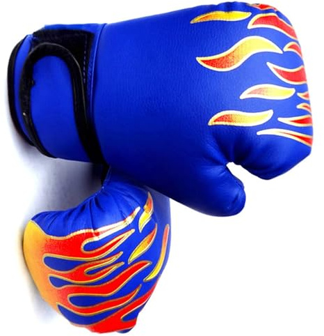 SPYMINNPOO Guantes de Boxeo para Niños, Guantes de Boxeo de PU Engrosados, Guantes de Entrenamiento de Boxeo de Lucha Juvenil