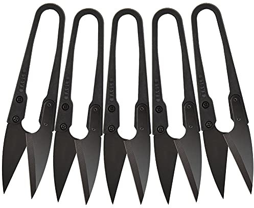 Wandeli Lot de 5 Ciseaux d’élagage à bonsaïs, sécateurs pour taille des bourgeons et des feuilles