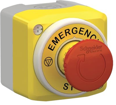 Schneider Electric XALK SMD Not-Aus-Schalter, 24 V ac, 24V dc, 1 Schließer + 2 Öffner, Polycarbonat beleuchtet, 96mm, x