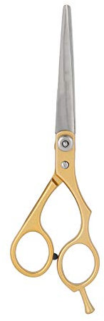 Forbici per capelli, Forbici serie professionale, Forbici per taglio di capelli Forbici per parrucchiere Strumento per parrucchiere a denti piatti per salone di famiglia(d'oro)