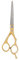 Forbici per capelli, Forbici serie professionale, Forbici per taglio di capelli Forbici per parrucchiere Strumento per parrucchiere a denti piatti per salone di famiglia(d'oro)