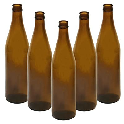 500 ml (0,5 l) braune Bierflasche – Glas-Bierflasche 'Old Shape' – Bier/Lager/Cider Home Brewing – DIAH (40 x Bierflasche 'Old Shape' 500 ml)