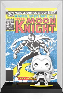 Funko Pop! Comic Cover: Marvel - Moon Knight - Vinyl-Sammelfigur - Geschenkidee - Offizielle Handelswaren - Spielzeug Für Kinder und Erwachsene - Modellfigur Für Sammler und Display