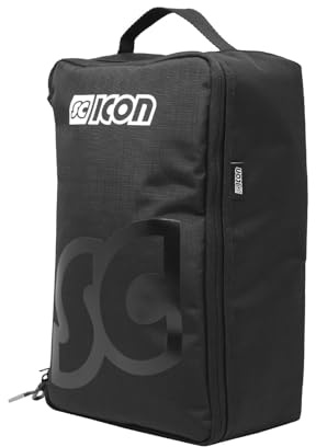 Scicon Borsa per scarpe da ginnastica sportiva (nero), Nero, Borsa per scarpe da ginnastica