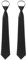 Krawatte Schwarz Herren 2 Set Vorgebundener Verstellbare Fertig Gebunden Schlips Schwarz Security Krawatte Schmale Krawatten Ohne Binden Für Hochzeit, Kostüm, Fasching, karnevals, Trauerfeier(42 cm)