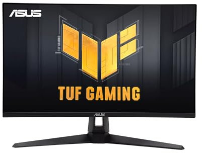 ASUS TUF Gaming VG27AQ5A QHD Monitor (27 Zoll, 2560 x 1440, 210Hz (OC), Fast IPS, ELMB Sync, 0,3ms Reaktionszeit, Lautsprecher, HDMI, DisplayPort, Gaming AI)