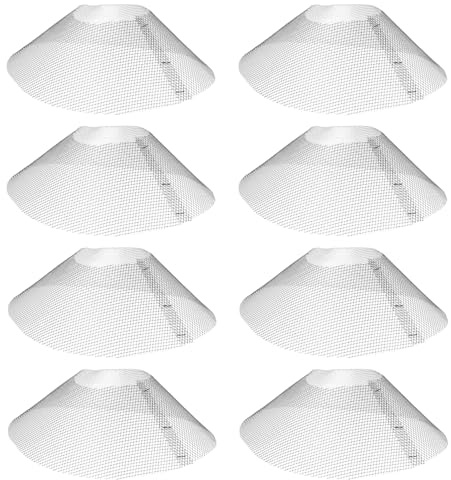 SEWACC 10Pcs Range Hood Filter Net 8.26X8.26In Grease Mesh Replacement for Kitchen Cooker Hood Accessories Household Restaurant Use