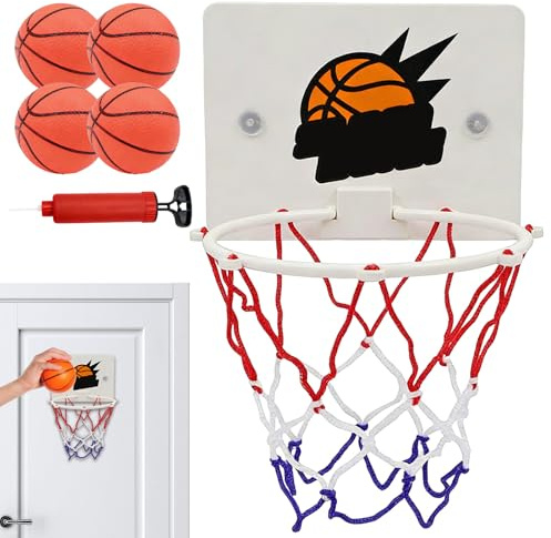 Generisk barnbasketkorg – mini-sugspel | leksaksskyttebräda – stark vakuumhållare, säkra, lätta spelutrustning, badrum, klassrum, sovrum, vardagsrum