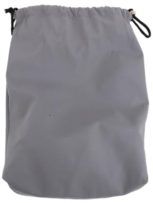 DIKACA Bolsa de Compresión para Chaquetas de Plumas Cordón, Tamaño M, Color Gris Elefante, Ligera y Portátil, Organizador de Viaje para Ahorro de Espacio y Protección contra Humedad,
