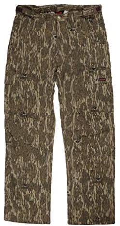 Mossy Oak Cotton Mill 2.0 Camo Hunting Pants for Men Camouflage Clothes, Bottomland, Medium