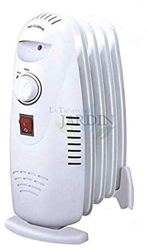 Suinga RADIATORE OLIO 5 elementi, 500 W. Consumo minimo, calore massimo in un piccolo spazio. Arresto di sicurezza in caso di surriscaldamento