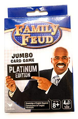 Family Feud Jumbo Card Game Platinum Edition